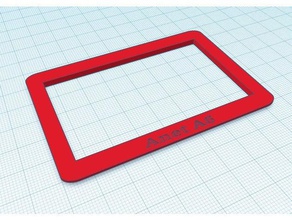 anet a6 alunar monitor-Rahmen 3d-Drucker Teile 3d print model - Mito3D
