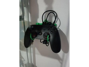 generic controller wall hook mount video games 3d print model - Mito3D