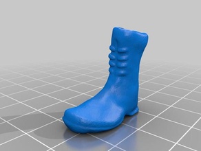 Regen-boot outdoor & Garten boot Regen Gummi Gummi-boot 3d print model - Mito3D