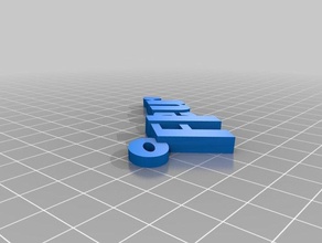 fobfleure organização personalizado 3d print model - Mito3D