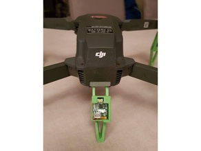 pro firehouse strobe modül tutucu mavic araç dji In drone 3d print model - Mito3D