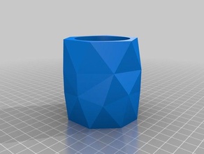 low poly cup kitchen & dining 3d print model - Mito3D
