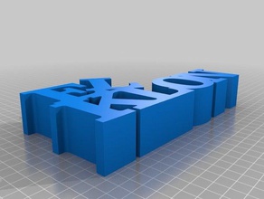 el klon işaretler ve logolar özelleştirilmiş 3d print model - Mito3D