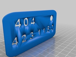 404keyfob-1 3d print model - Mito3D