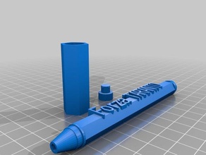 penna taranto2 de la oficina personalizado 3d print model - Mito3D
