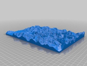 o som duvidosa Mapas em 3d a nova zelândia mapa relevo topográfico topografia 3d print model - Mito3D