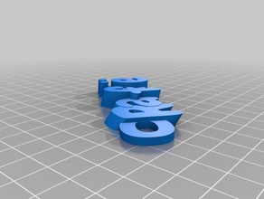 fobrafael organização personalizado 3d print model - Mito3D