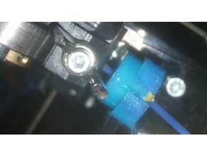 simple filament dust remover oiler 1 75 mm 3d printer extruders filter 3d print model - Mito3D