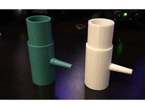 resmed asv adattatore per tubo parti di ricambio tav la cpap maschera ossigeno 3d print model - Mito3D