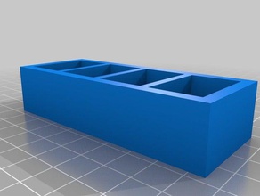 my customized 9 volt battery tray electronics 3d print model - Mito3D