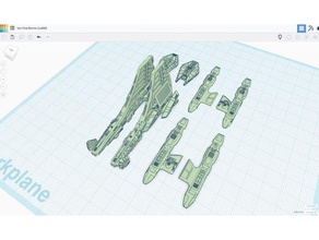 vor-cha remix modelos 1 2000 4000 klingon star trek vor cha 3d print model - Mito3D