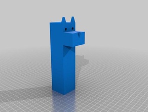 foo perro con la cabeza La impresión en 3d naruto shippuden símbolo de nueve colas yamato 3d print model - Mito3D