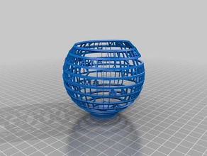 organized chaos sphere math art customized 3d print model - Mito3D