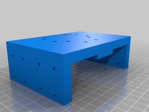 z-Achse-Lager-Platte Werkzeugmaschinen 3d print model - Mito3D