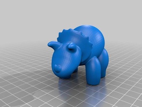 dino-babys tricera Spielzeug & Spiele 3d print model - Mito3D