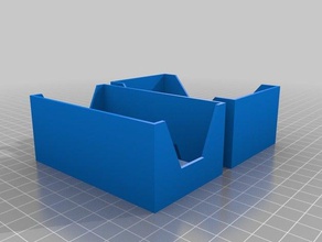 my business cards box organization customized 3d print model - Mito3D