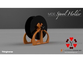 mde support de bobine L'impression 3d anet a8 mods hatchbox filament la 3d print model - Mito3D