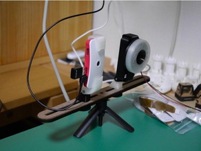raspberrypi foundation official pi zero case support parts tripod camera mount 3d print model - Mito3D