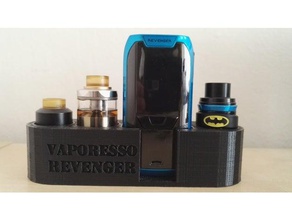 vaporesso vengador stand v2 portaherramientas y cajas e-cigarrillo de pie 3d print model - Mito3D