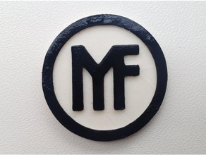 mfcoin currency virtual state freeland signs & logos cryptocurrency mfcoins mr freeman 3d print model - Mito3D