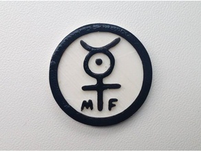 mr freeman s logo les signes et logos freeland mfcoin mfcoins 3d print model - Mito3D