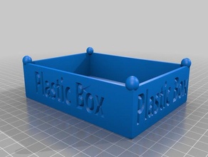 Kunststoff-box 130x95x36mm Küche und Esszimmer box - Boxen mod leer opbergdoos 3d print model - Mito3D