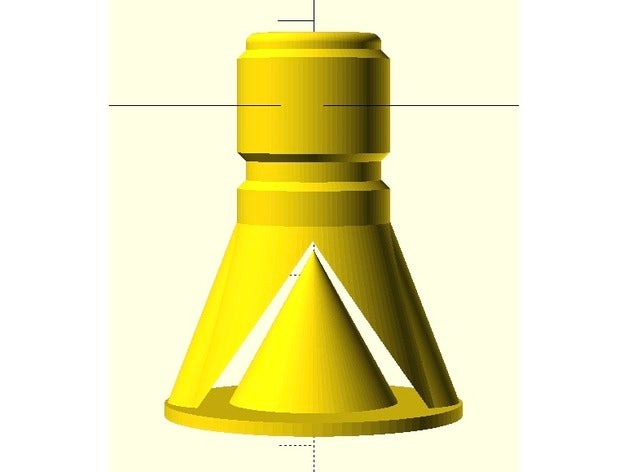 qd würzebelüfter quick disconnect diy Bier Selbstbau 3D print model - Mito3D