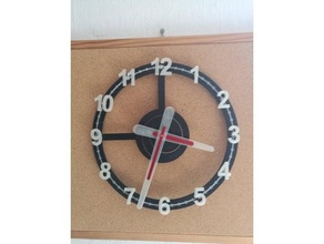 relógio de parede mark ii do agregado familiar 3d print model - Mito3D