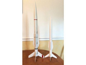 sentinel modelo de cohete vehículos 3d print model - Mito3D