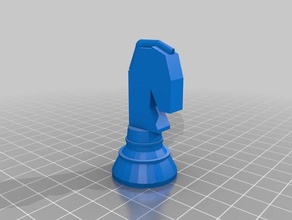 modelo de caballero el ajedrez 3d print model - Mito3D
