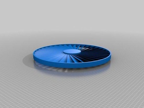 contra-rotación de la turbina pala asambleas syrus54 3d print model - Mito3D