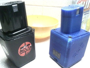 bosch 1ª generación de la batería li-ion herramientas 18650 caja 12v 3d print model - Mito3D