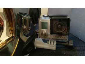 fixation go pro casque pompier f1 de la caméra hero 3 3d print model - Mito3D