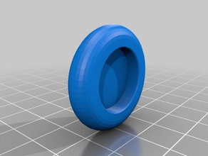 fungo a forma di gruccia manopola diametro 30mm organizzazione 3d print model - Mito3D