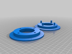 mini filament spool customizer 3d printer accessories customized 3d print model - Mito3D