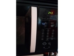 kenmore microwave door handle replacement parts oven repair part 3d print model - Mito3D