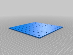 my customized pegboard holes utility parts 3d print model - Mito3D