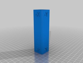 monoprice mini delta dimensional torre de impressão teste robótica dimensão do mini-delta 3d print model - Mito3D