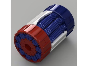 high torque 14933 1 compound planetary gear set engineering 149 150 planeraty differential 3d print model - Mito3D