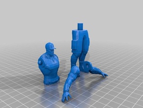 wwe john cena action Figur Modelle 3d print model - Mito3D