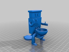 turbo toilet 2000 toys & games 3d print model - Mito3D