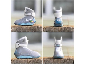 back future 2 nike mags props bttf bttf2 cosplay doc brown invictus mag marty mcfly miniature air prop replica shoe 3d print model - Mito3D
