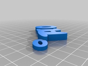taio keychains customized 3d print model - Mito3D