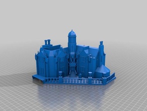 haunted mansion mk Gebäude & Strukturen disney 3d print model - Mito3D