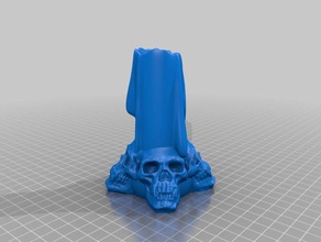 castiçais castiçal assustador horror 3d print model - Mito3D