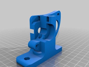 robo 3d r1+ extrusora cuerpo flexibles Impresora accesorios en 3d print model - Mito3D