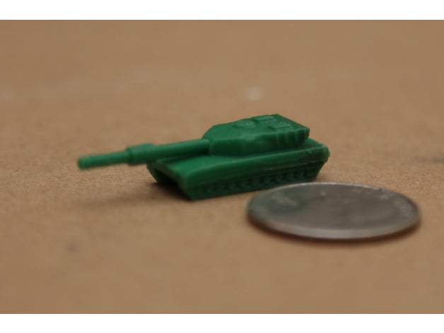 m1 abrams gelecek mikro tank araç m1-abrams m1a1 askeri mini oyuncak minyatür tankları modeli araçlar bize 3D print model - Mito3D