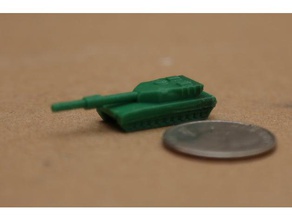 m1 abrams futuro micro tanque veículos m1-abrams m1a1 militar mini brinquedo miniatura tanques do modelo nos militares veículo 3d print model - Mito3D