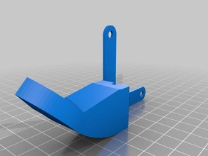 étrier de conduits Imprimante 3d accessoires 3d print model - Mito3D