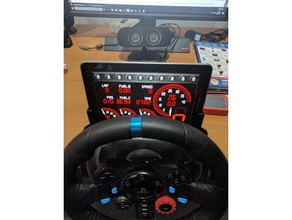 logitech wheel tablet telefono di montaggio video giochi g29 3d print model - Mito3D